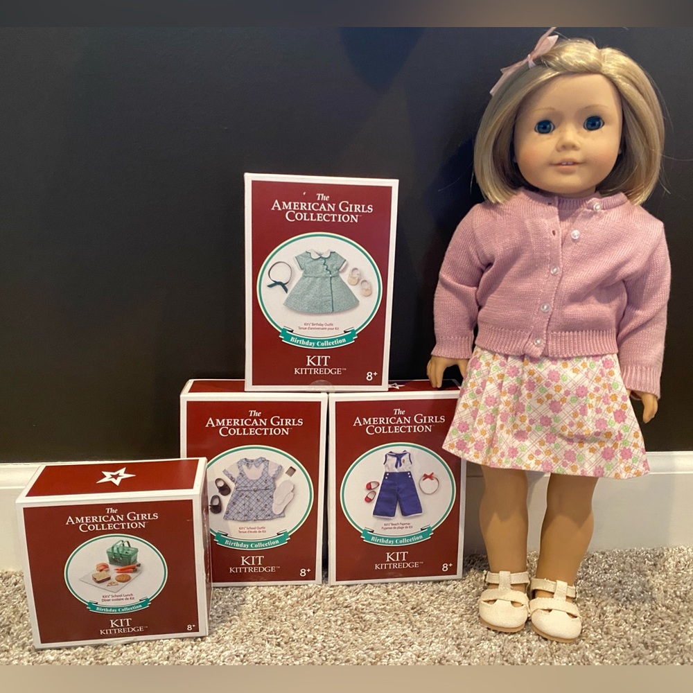 American Girl Kit Kittredge 1st Edition Doll & NIB Outfits Collection